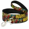 Buckle Down Pets Marvel Comics 4' Dog Leash