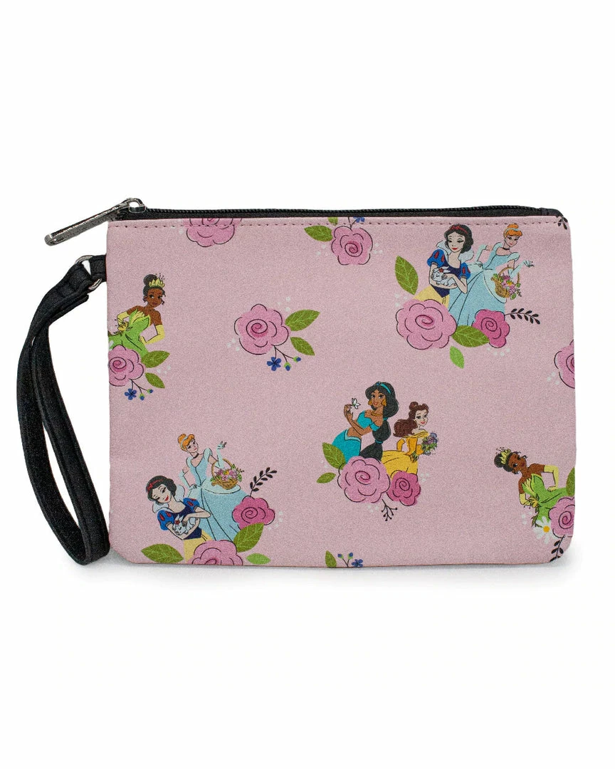 Buckle Down Stock Disney Princesses Floral Single Pocket Wallet Wristlet 3 Buckle Down Stock Disney Princesses Floral Single Pocket Wallet Wristlet