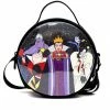 Buckle Down Exclusive Crossbody Bags Disney Villains Snow Globe Circle Parks Crossbody Bag - Pink A La Mode Exclusive