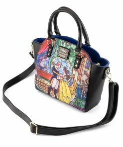 Loungefly - Disney Castle Series Beauty And The Beast Crossbody Bag