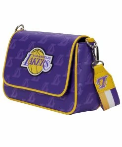 Loungefly - NBA LA Lakers Debossed Crossbody Bag
