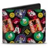 Buckle Down Stock Disney Sensational 6 Badges Bi-Fold Wallet