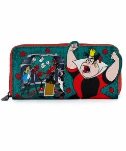 Loungefly - Disney Villains Scene Series Queen Of Hearts Zip Around Wallet