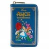 Loungefly April22 Loungefly - Disney Alice In Wonderland Classic Book Ziparound Wallet