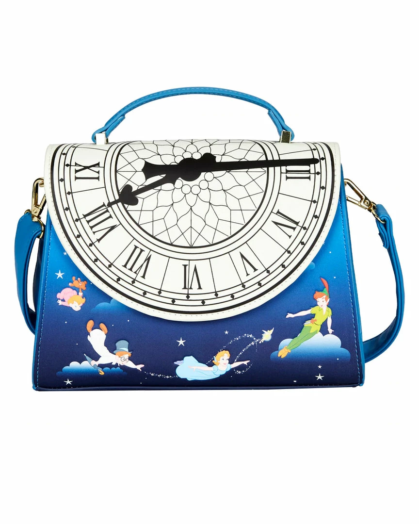 Loungefly - Disney Peter Pan Glow Clock Crossbody Bag 3 Loungefly - Disney Peter Pan Glow Clock Crossbody Bag