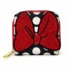 Buckle Down Stock Disney Minnie Mouse Glitter Bow Ziparound Wallet
