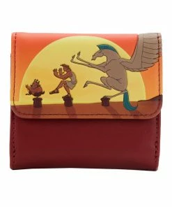 Loungefly June22 Loungefly - Disney Hercules 25th Anniversary Sunset Bi-Fold Wallet