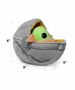 Buckle Down Pets Star Wars The Mandalorian The Child Baby Yoda Carriage Squeaky Dog Toy 9 Buckle Down Pets Star Wars The Mandalorian The Child Baby Yoda Carriage Squeaky Dog Toy