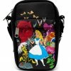 Buckle Down Exclusive Crossbody Bags Disney Alice In Wonderland Parks Crossbody Bag - Pink A La Mode Exclusive