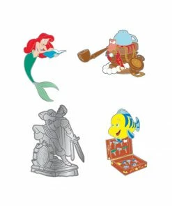 Loungefly Disney The Little Mermaid 4pc Collectible Pin Set