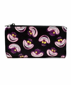 Buckle Down Exclusive Disney Alice In Wonderland Cheshire Cat Glow In The Dark Wallet - Pink A La Mode Exclusive Wallets