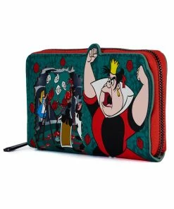 Loungefly - Disney Villains Scene Series Queen Of Hearts Zip Around Wallet