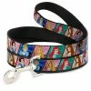 Buckle Down Pets Disney Princess Poses 4' Dog Leash