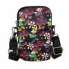 Buckle Down Stock Disney Minnie Mouse Floral Phone Bag Holder Crossbody Bags
