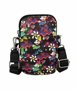 Buckle Down Stock Disney Minnie Mouse Floral Phone Bag Holder Crossbody Bags