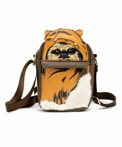 Buckle Down Exclusive Star Wars Ewok Wicket Parks Crossbody Bag - Pink A La Mode Exclusive