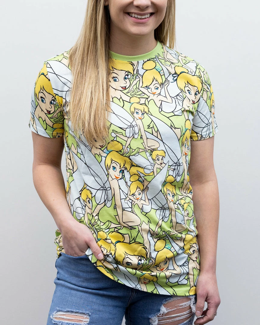 Apparel Cakeworthy - Disney Tinkerbell AOP Shirt - PALM Exclusive 3 Apparel Cakeworthy - Disney Tinkerbell AOP Shirt - PALM Exclusive