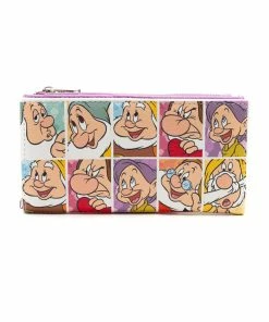 Buckle Down Exclusive Disney Snow White And The Seven Dwarfs Expressions Wallet - Pink A La Mode Exclusive Wallets