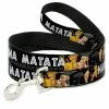 Buckle Down Pets Disney The Lion King Hakuna Matata 4' Dog Leash