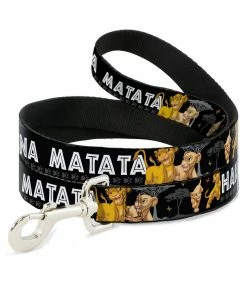 Buckle Down Pets Disney The Lion King Hakuna Matata 4' Dog Leash
