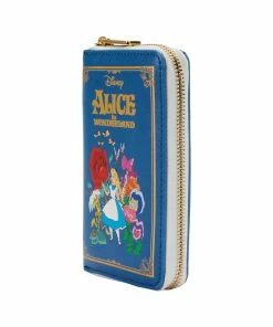 Loungefly April22 Loungefly - Disney Alice In Wonderland Classic Book Ziparound Wallet