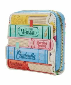 Loungefly April22 Loungefly - Disney Princess Books Classics Ziparound Wallet *PREORDER*