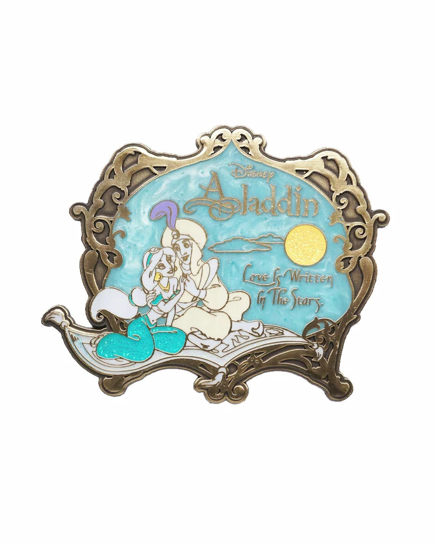 Monogram Disney Pins - Vintage Princess Series Aladdin Jasmine LE 250 - PALM Exclusive 3 Monogram Disney Pins - Vintage Princess Series Aladdin Jasmine LE 250 - PALM Exclusive