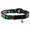 Buckle Down Pets Disney Pixar Toy Story Aliens Breakaway Cat Collar W/ Bell 2 Buckle Down Pets Disney Pixar Toy Story Aliens Breakaway Cat Collar W/ Bell