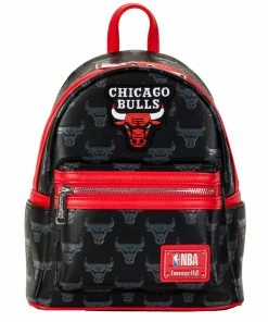 Loungefly - NBA Chicago Bulls Debossed Logo Mini Backpack