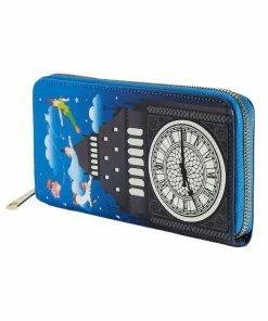 Loungefly - Disney Peter Pan Glow Clock Wallet Glow In The Dark