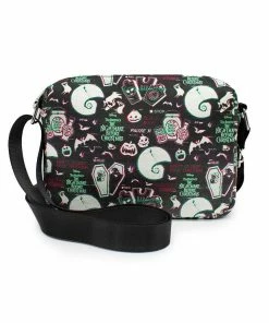 Buckle Down Stock Nightmare Before Christmas Icon Glitch Parks Crossbody Bag