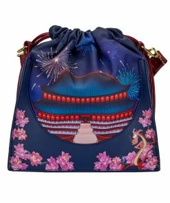 Loungefly - Disney Castle Series Mulan Cinch Sack Crossbody Bag