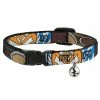 Buckle Down Pets Star Wars Ahsoka Tano Breakaway Cat Collar W/ Bell