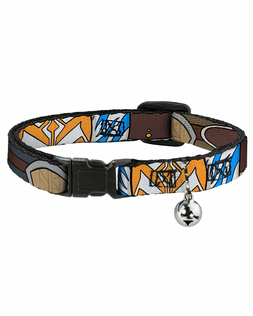 Buckle Down Pets Star Wars Ahsoka Tano Breakaway Cat Collar W/ Bell 3 Buckle Down Pets Star Wars Ahsoka Tano Breakaway Cat Collar W/ Bell