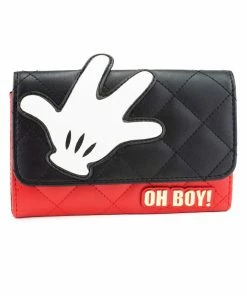 Buckle Down Stock Disney Mickey Mouse Oh Boy Fold Over Wallet Wallets