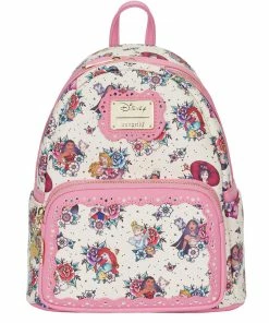 Loungefly - Disney Princess Tattoo AOP Mini Backpack