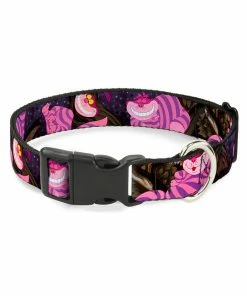 Buckle Down Pets Disney Alice In Wonderland Cheshire Cat Dog Collar