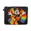 Buckle Down Stock Disney Mickey Rainbow #2 Single Pocket Wallet Wristlet Wallets