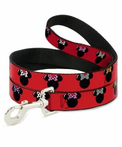 Buckle Down Pets Disney Minnie Mouse Silhouette 4' Dog Leash