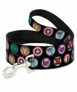 Buckle Down Pets Marvel Avengers Icons 4' Dog Leash