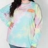 Cakeworthy - Nickelodeon Rainbow Tie-Dye Long Sleeve Shirt