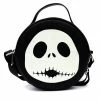Buckle Down Exclusive Crossbody Bags Nightmare Before Christmas Jack Skellington Glow In The Dark Parks Crossbody Bag - Pink A La Mode Exclusive