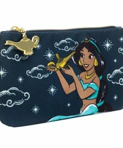 Loungefly Disney Princess Jasmine Aladdin, Multi-use Pouch, Coin Purse, Cosmetic, Pink A La Mode Exclusive