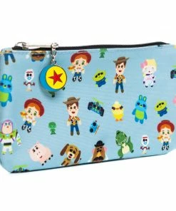 Loungefly Disney Pixar Toy Story, Buzz Lightyear Woody And Friends, Multi-use Pouch, Coin Purse, Cosmetic, Pink A La Mode Exclusive