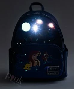 Loungefly - Disney The Little Mermaid Ariel Fireworks Mini Backpack *LIGHTS UP, GITD*