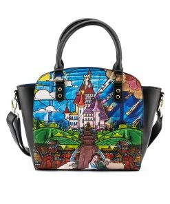 Loungefly - Disney Castle Series Beauty And The Beast Crossbody Bag