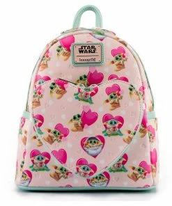 Loungefly - Star Wars Mandalorian Grogu Valentines Mini Backpack