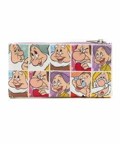 Buckle Down Exclusive Disney Snow White And The Seven Dwarfs Expressions Wallet - Pink A La Mode Exclusive Wallets