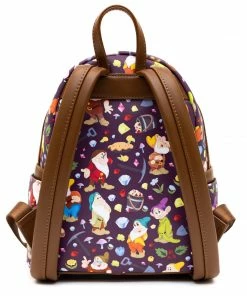 Loungefly - Disney Snow White And The Seven Dwarfs 85th Anniversary AOP Mini Backpack - PALM Exclusive
