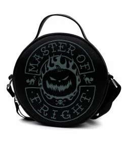 Buckle Down Exclusive Crossbody Bags Nightmare Before Christmas Jack Skellington Glow In The Dark Parks Crossbody Bag - Pink A La Mode Exclusive